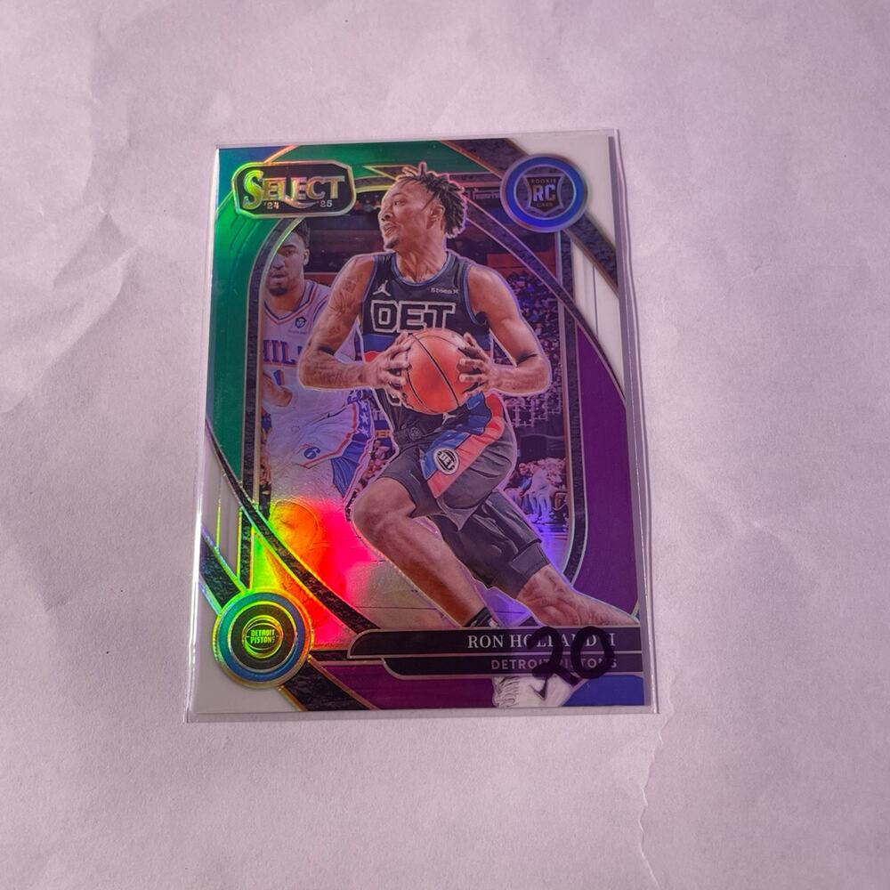 24-25 panini select prizm Ron holland II basketball sports card
